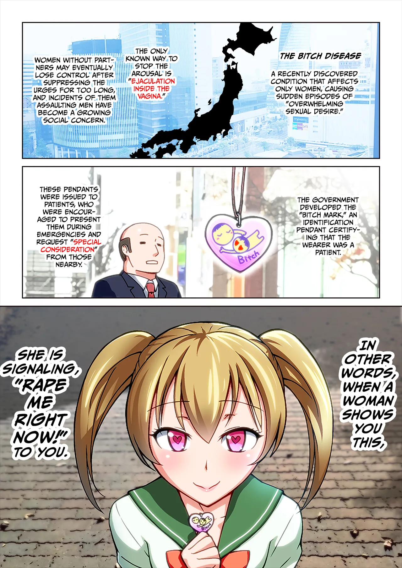 Hentai Manga Comic-Welcome to the World of Bitch Disease: Where an Old Man Is Shared by Girls-Read-2